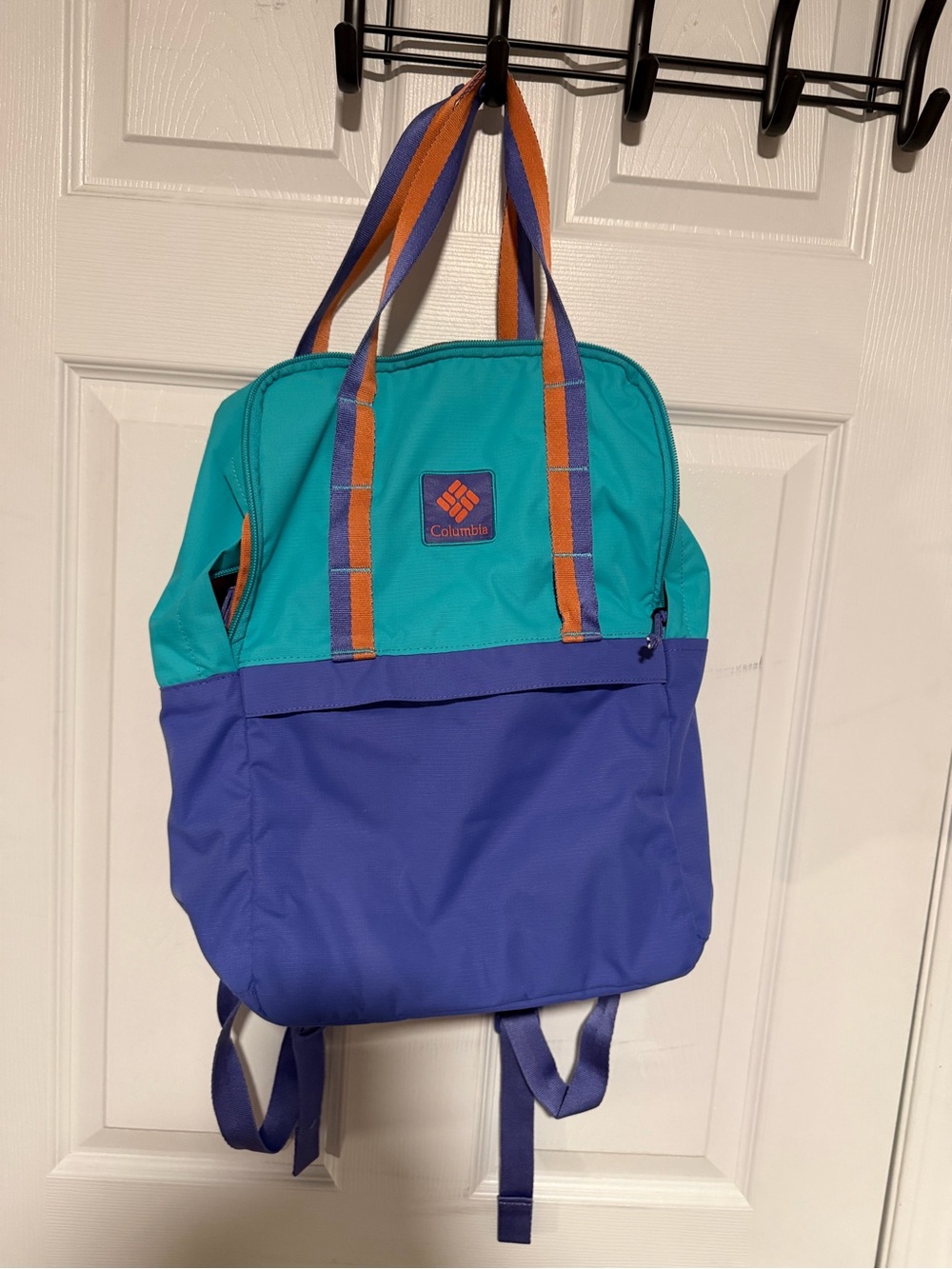 Columbia Teal, Purple & Orange Accent Backpack